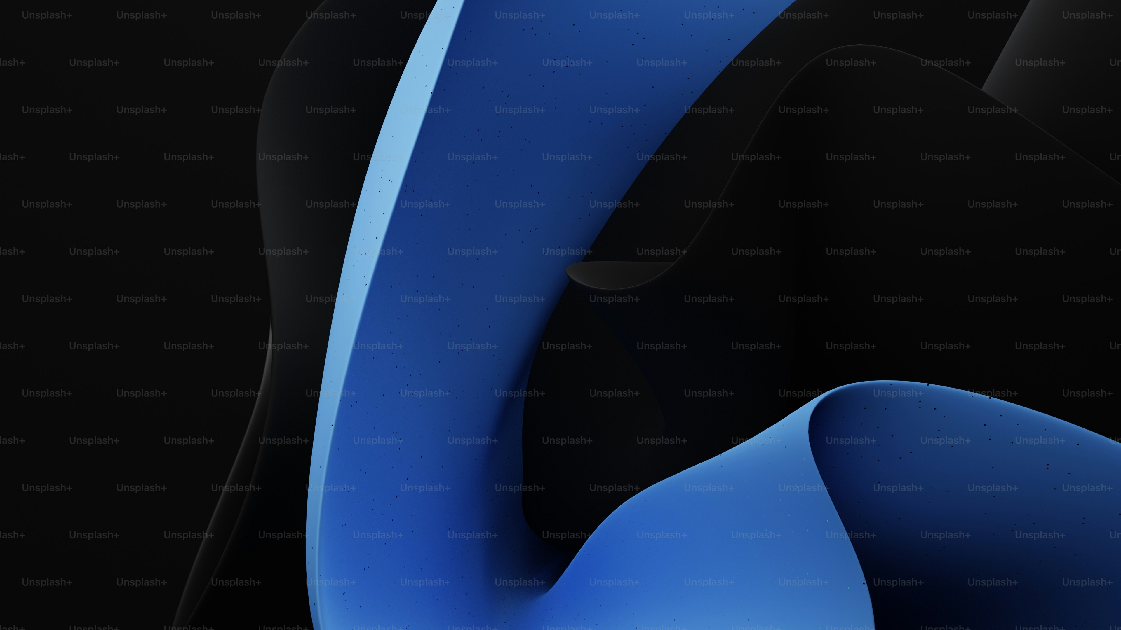 Blue on black wallpaper